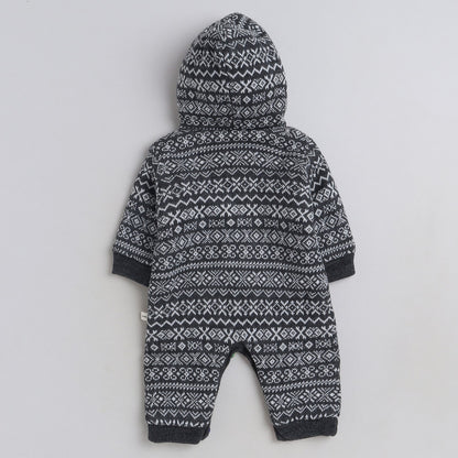 Babies Woolen Romper  With Inner Fleece