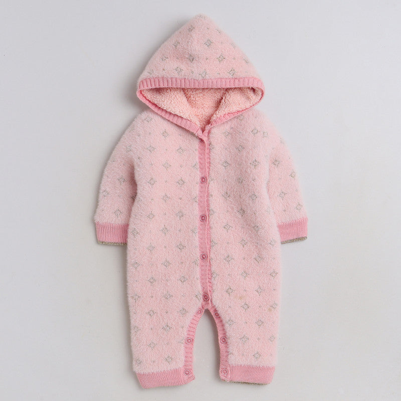 Babies Woolen Romper  With Inner Fleece