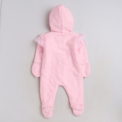 Babies Woolen Romper  With Inner Fleece