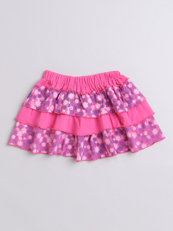 Floral Cotton Frock Set for Girls and Baby Girls