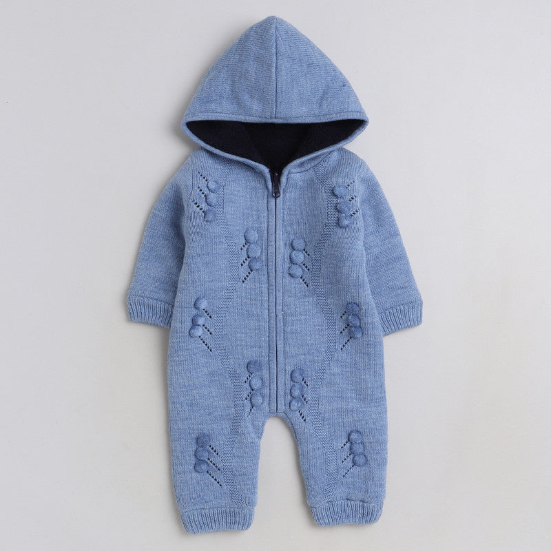 Babies Woolen Romper  With Inner Fleece