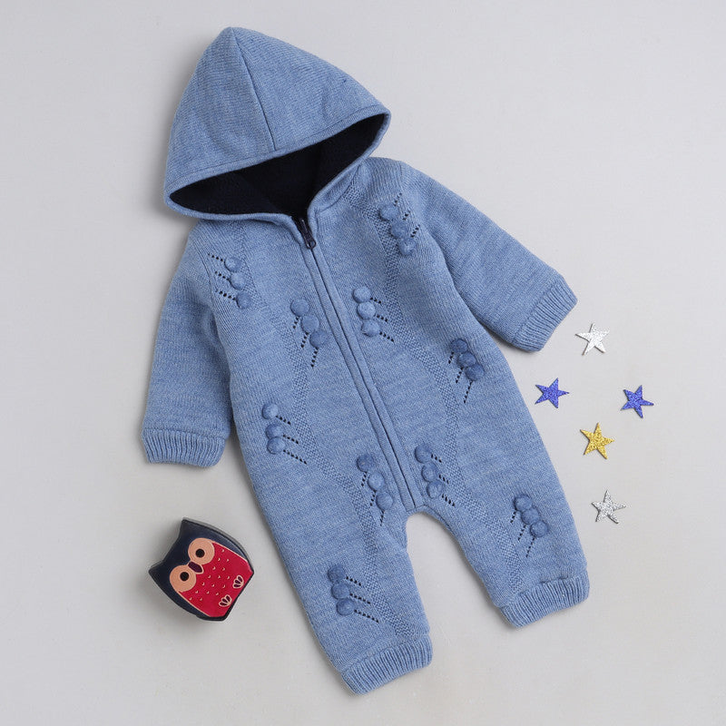 Babies Woolen Romper  With Inner Fleece