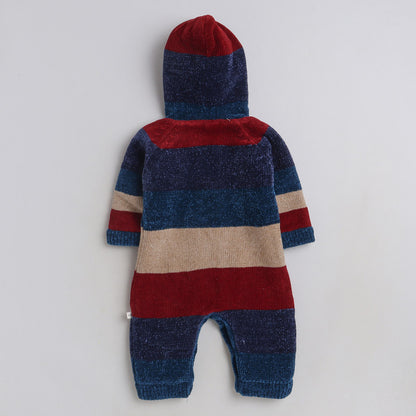 Babies Woolen Romper  With Inner Fleece