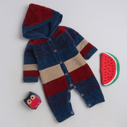 Babies Woolen Romper  With Inner Fleece