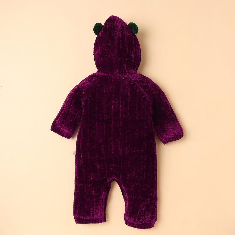 Yellow Apple Adorable Baby Romper with Cap – “Mummy & Daddy's Little Superstar” Embroidered Design