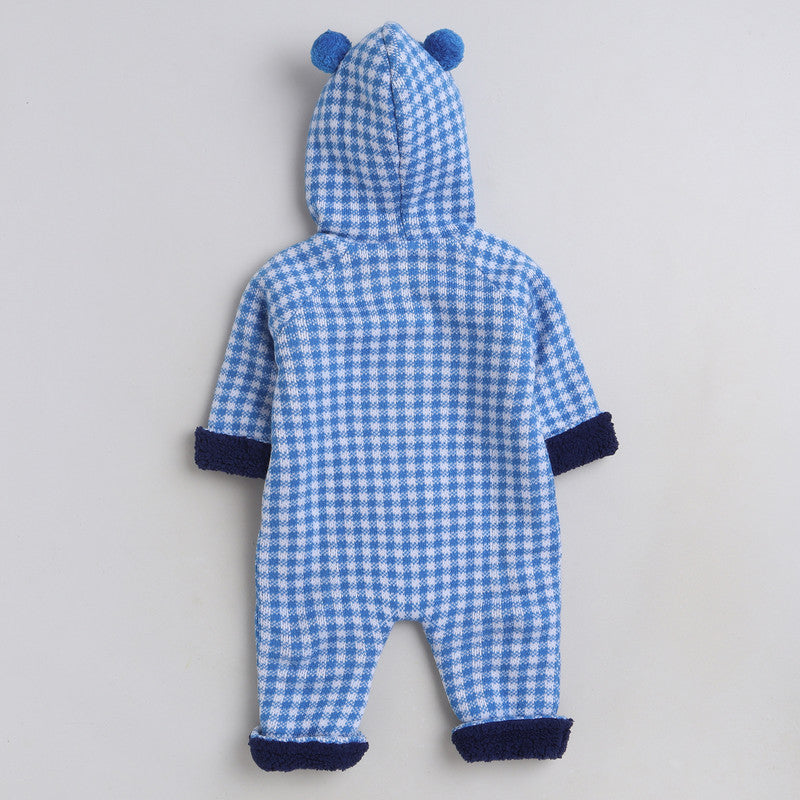 Babies Woolen Romper  With Inner Fleece