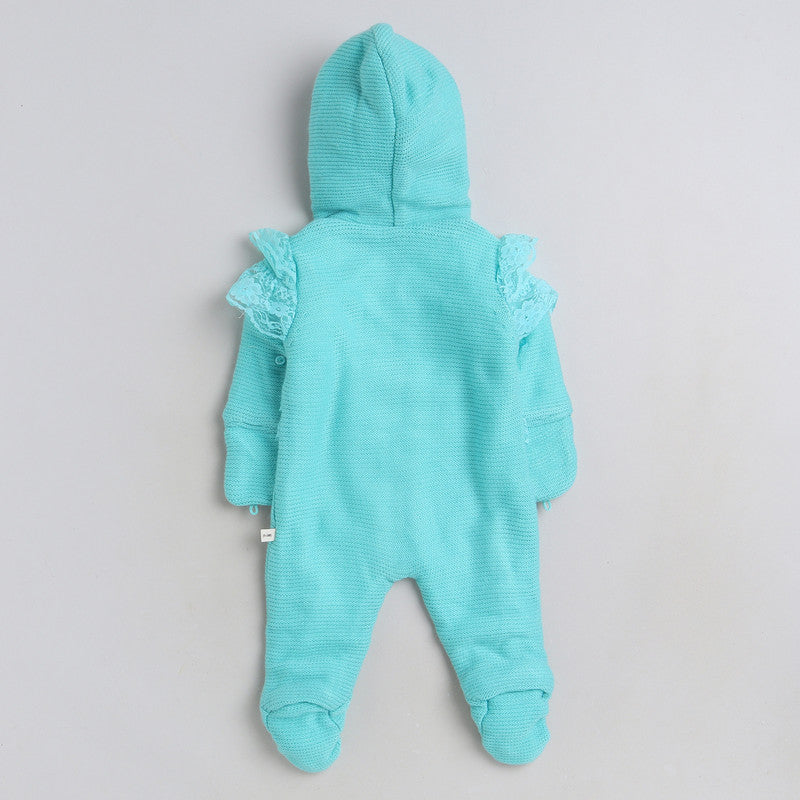 Babies Woolen Romper  With Inner Fleece