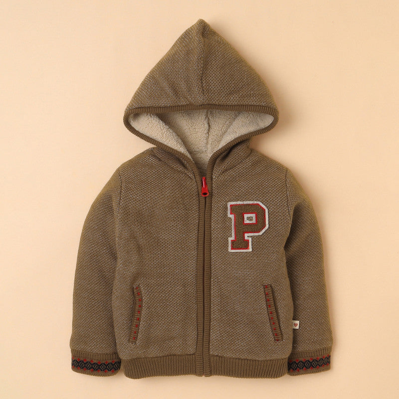 Boys Reversible Hoodie Jacket | Warm Fleece Lined Winter Wear for Kids | Stylish Zip-Up Hooded Sweatshirt