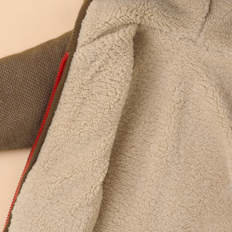 Boys Reversible Hoodie Jacket | Warm Fleece Lined Winter Wear for Kids | Stylish Zip-Up Hooded Sweatshirt