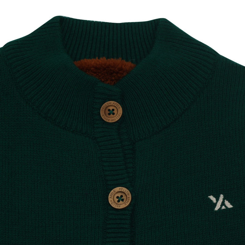 Yellow Apple Boys' Sweater| Soft, Warm & Stylish Winter Wear for Kids