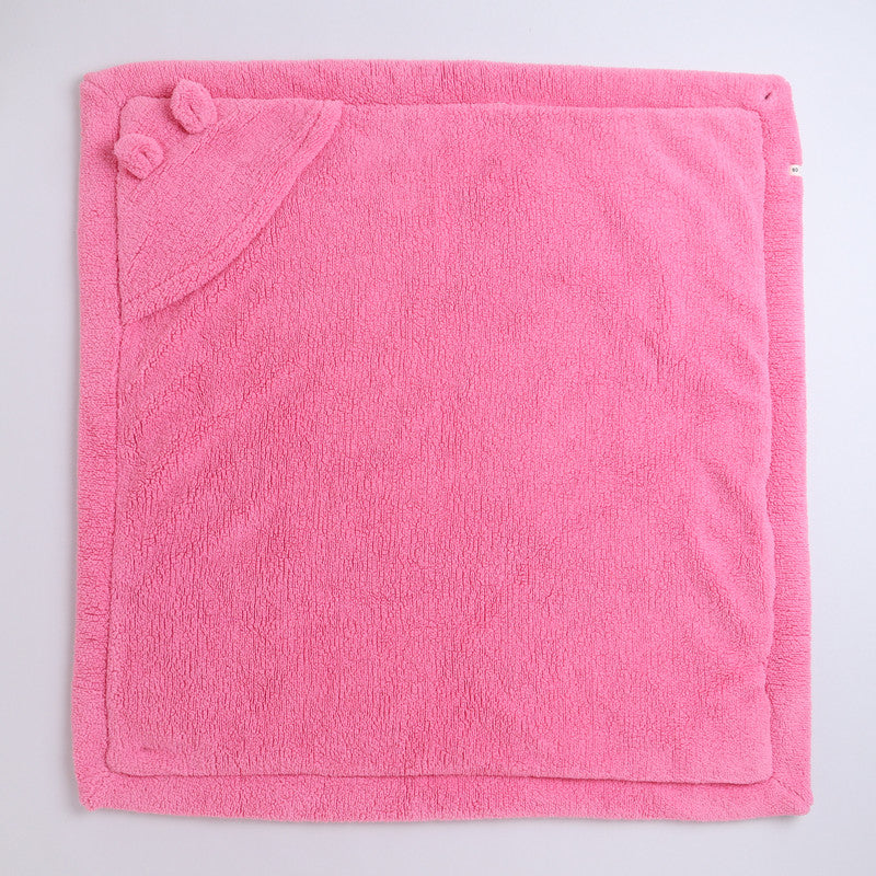 Baby Hooded Blanket | Ultra Soft Winter Baby Wrap with Ears
