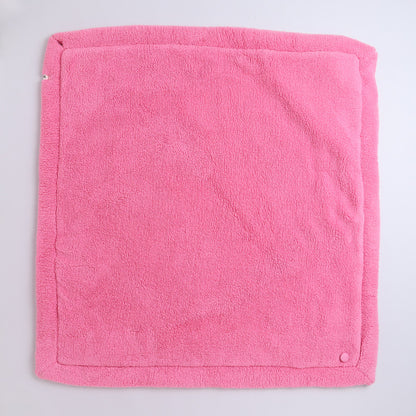 Yellow Apple Plush Baby Hooded Blanket | Ultra Soft Winter Baby Wrap with Ears