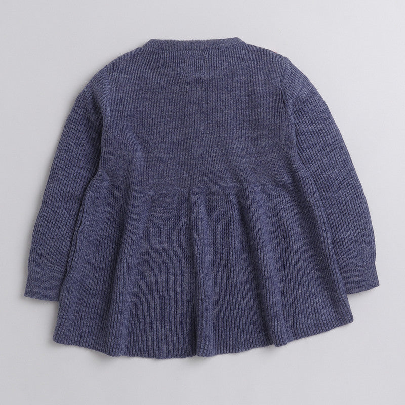 Girls Knitted Co-Ord Set | Full Sleeve Sweater Top & Winter Leggings Set | Soft Warm Winter Outfit for Kids