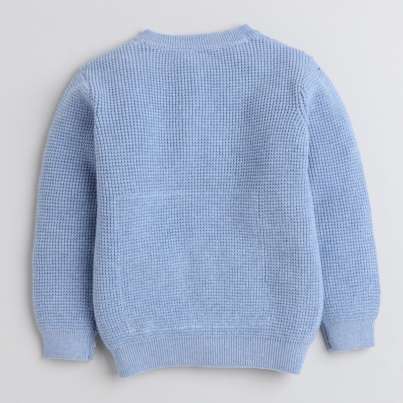 Cozy Woolen Warm Sweater Full Sleeve with Round Neck for Boys