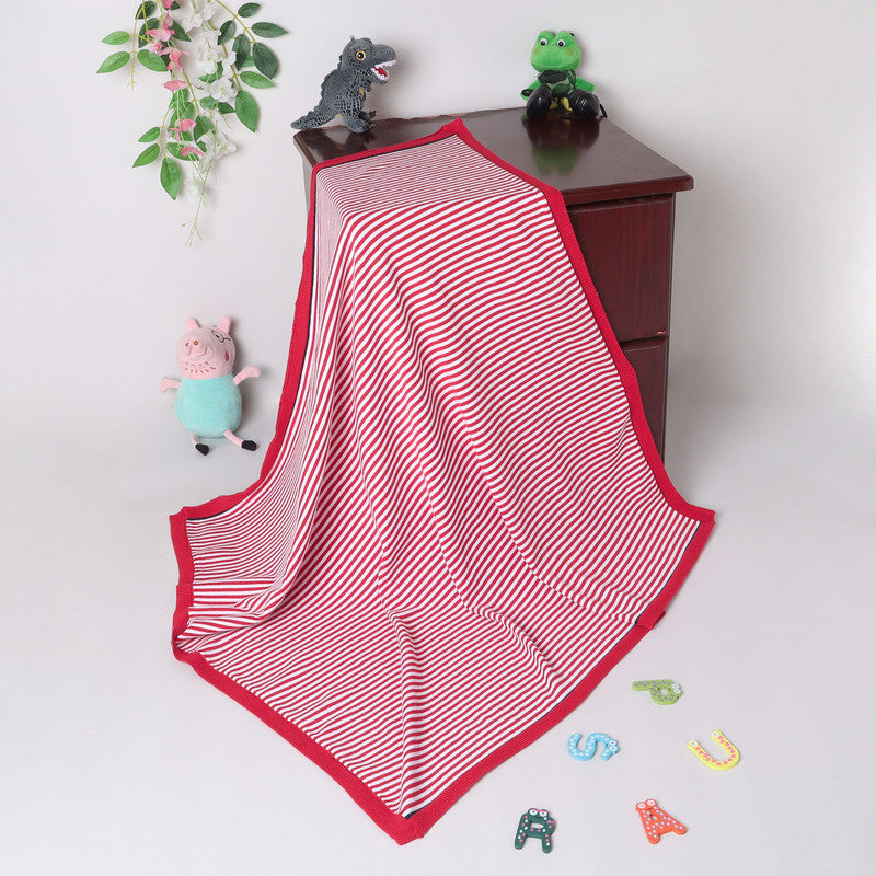 Soft Cotton Baby Blanket – Breathable, Cozy & All Weather Use | Gentle Unisex Newborn Wrap for Infants & Toddlers