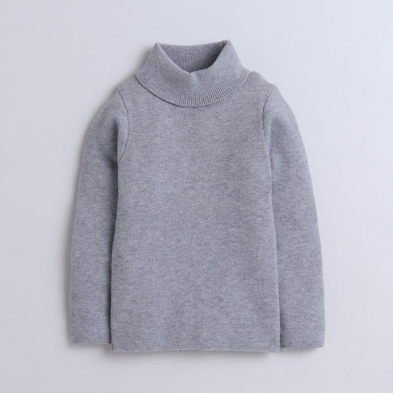 Unisex Winter Highneck Pullover | Skivies Warm H-Neck for Boys & Girls