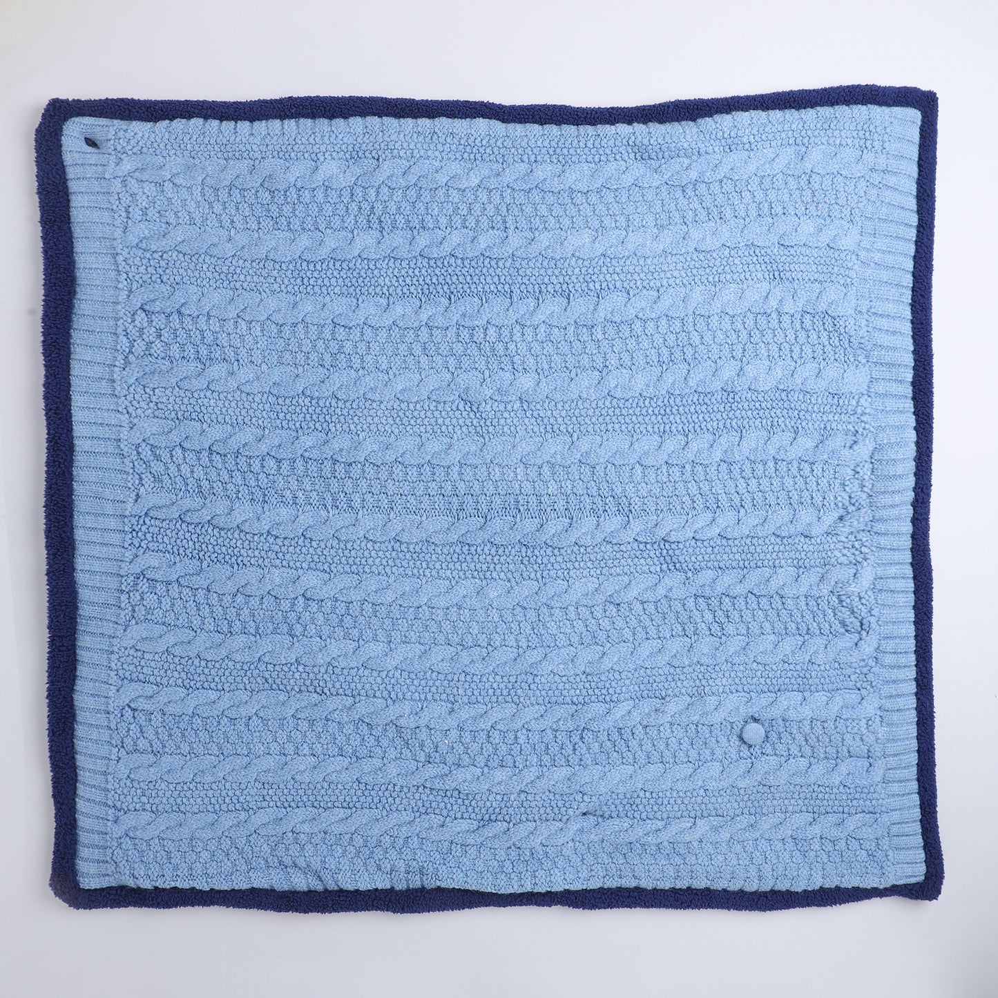 Yellow Apple Knitted Baby Blanket – Soft & Reversible Wrap for Newborns | Premium Comfort & Warmth