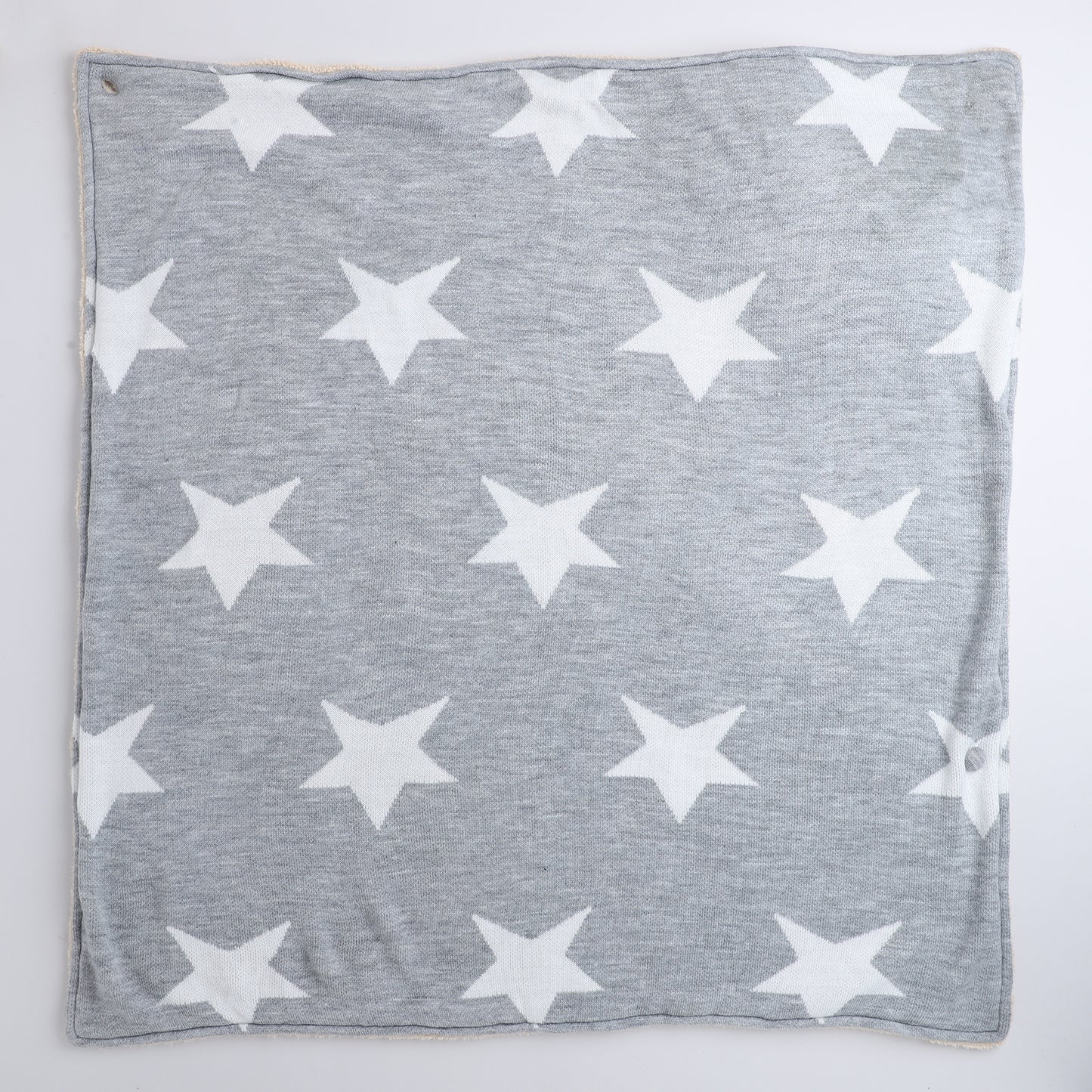 Yellow Apple Knitted Baby Blanket – Soft & Reversible Wrap for Newborns | Premium Comfort & Warmth