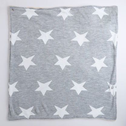 Yellow Apple Knitted Baby Blanket – Soft & Reversible Wrap for Newborns | Premium Comfort & Warmth