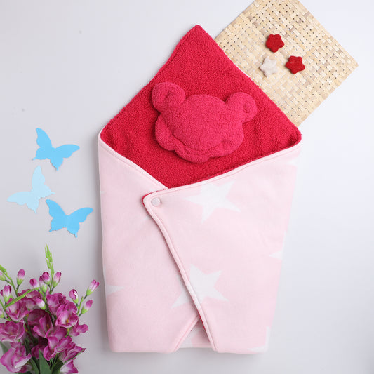 Yellow Aplle Luxury Knitted Baby Blanket – Soft & Reversible Wrap for Newborns | Premium Comfort & Warmth
