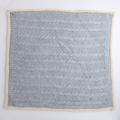 Yellow Apple Knitted Baby Blanket – Soft & Reversible Wrap for Newborns | Premium Comfort & Warmth