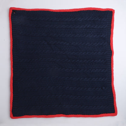 Yellow Apple Knitted Baby Blanket – Soft & Reversible Wrap for Newborns | Premium Comfort & Warmth