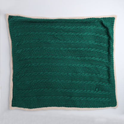 Yellow Apple Knitted Baby Blanket – Soft & Reversible Wrap for Newborns | Premium Comfort & Warmth