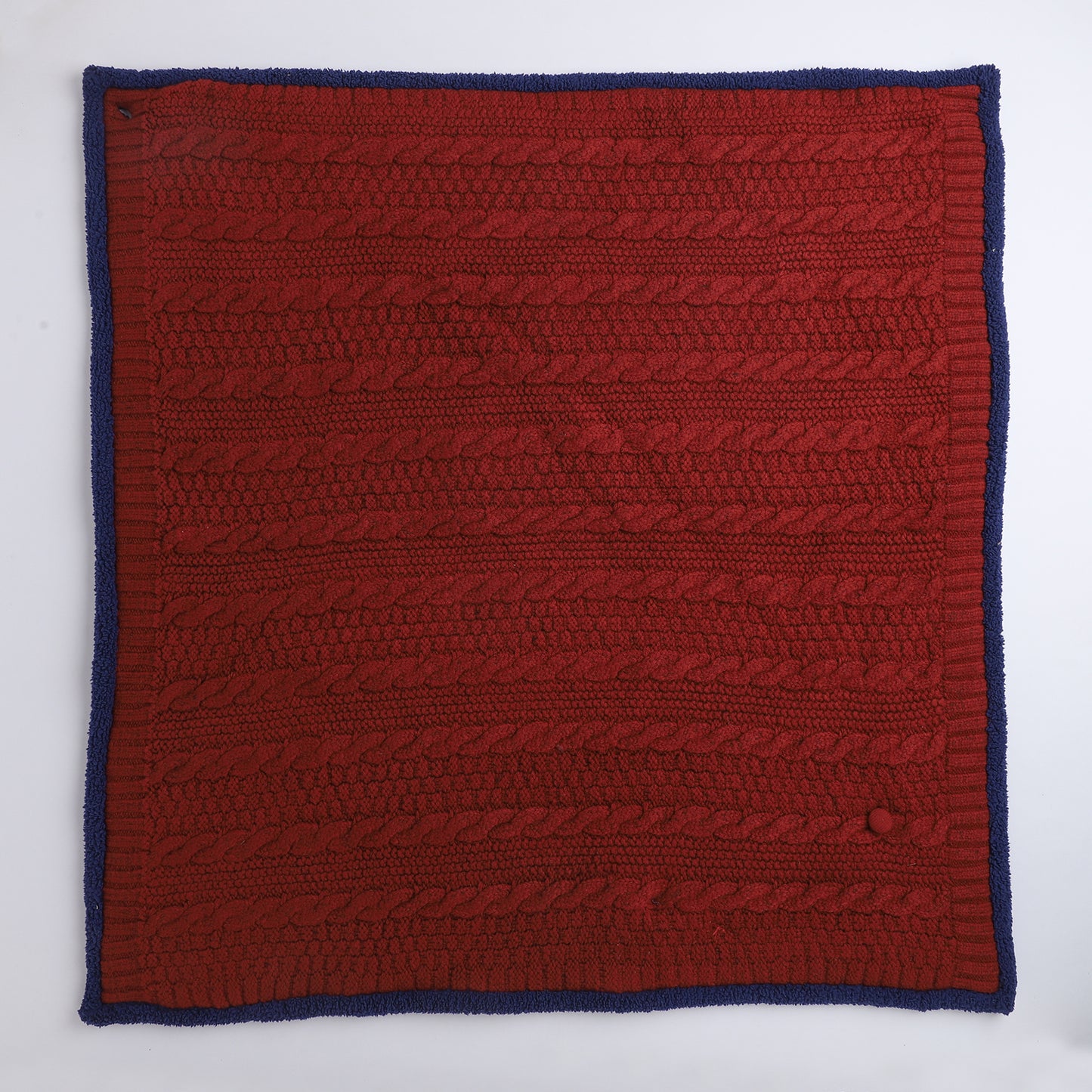 Yellow Apple Knitted Baby Blanket – Soft & Reversible Wrap for Newborns | Premium Comfort & Warmth