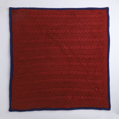 Yellow Apple Knitted Baby Blanket – Soft & Reversible Wrap for Newborns | Premium Comfort & Warmth