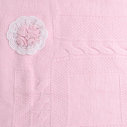 Yellow Aplle Luxury Knitted Baby Blanket – Soft & Reversible Wrap for Newborns | Premium Comfort & Warmth