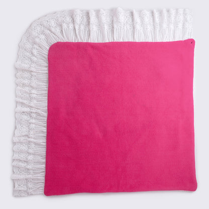 Yellow Aplle Luxury Knitted Baby Blanket – Soft & Reversible Wrap for Newborns | Premium Comfort & Warmth