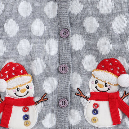 Cute Santa Claus Print Babies Set For Babies