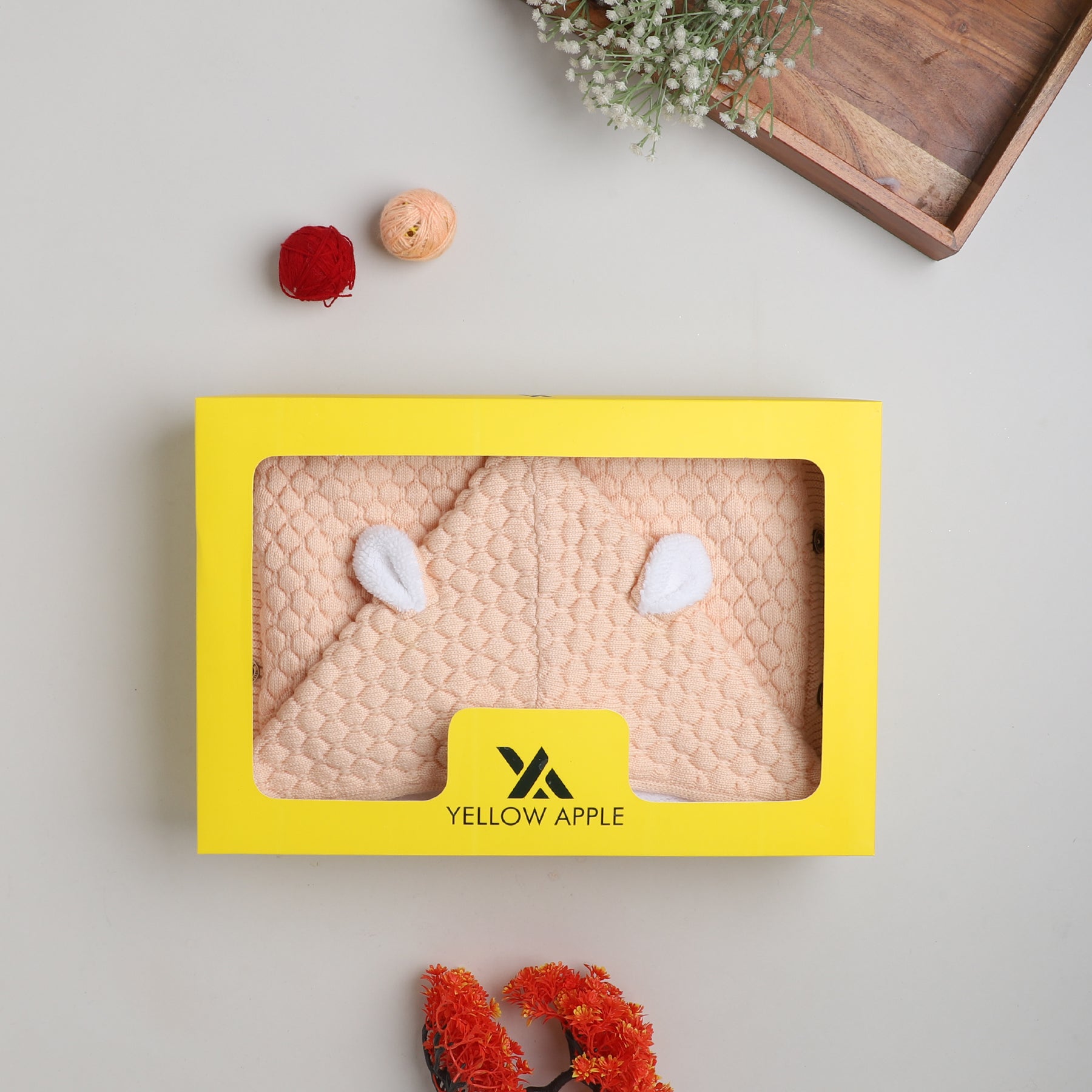 Knitted Baby Sleeping Bag with Hood | Soft Winter Baby Sleep Sack