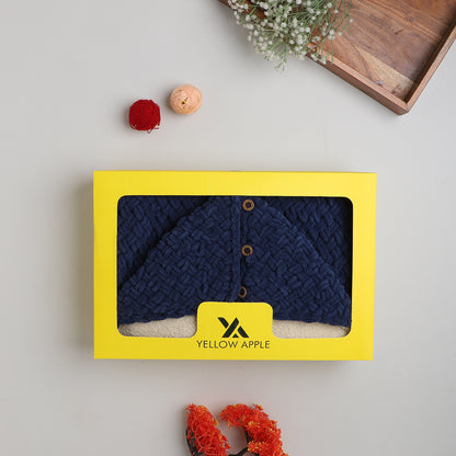 Yellow Aplle Luxury Knitted Baby Blanket – Soft & Reversible Wrap for Newborns | Premium Comfort & Warmth