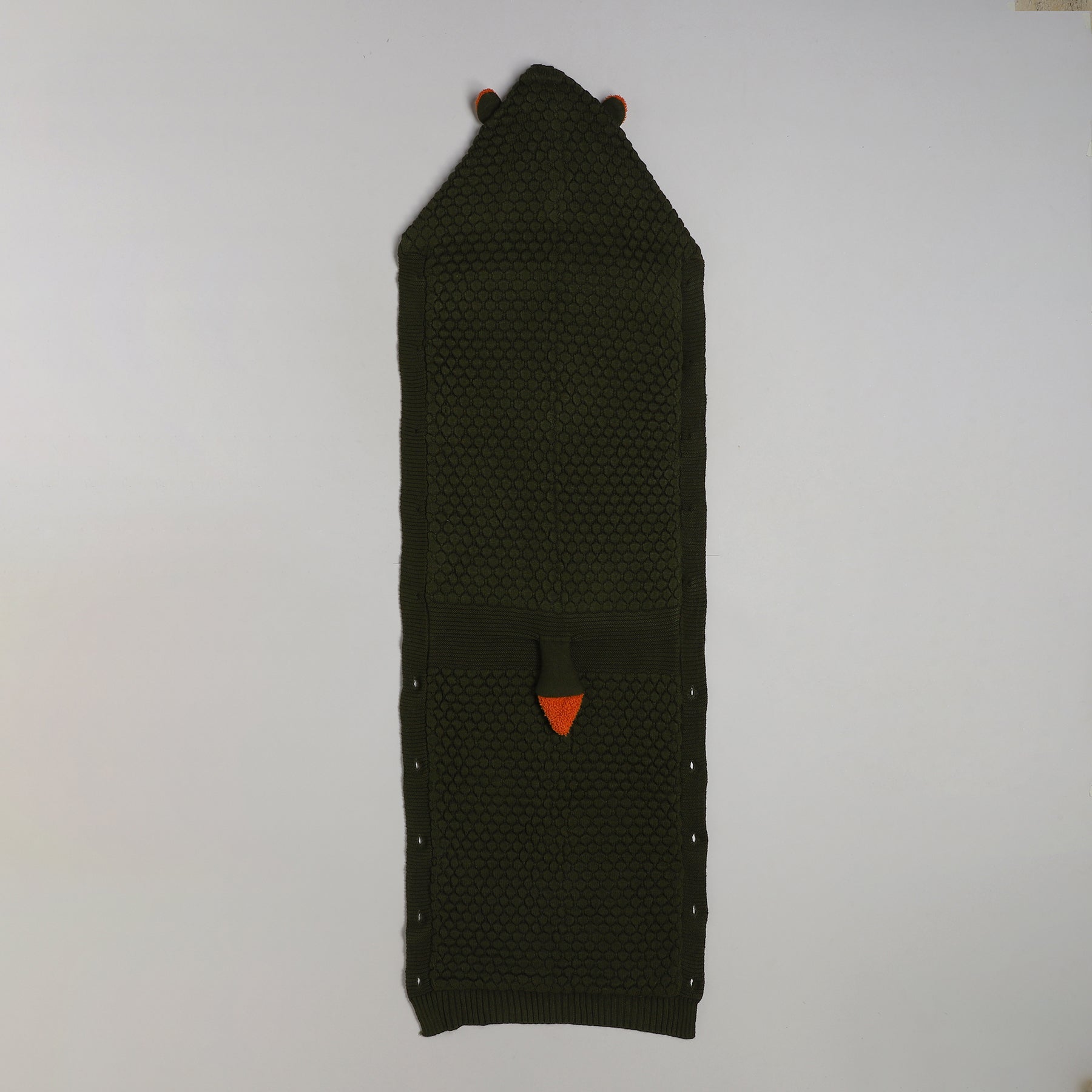 Knitted Baby Sleeping Bag with Hood | Soft Winter Baby Sleep Sack