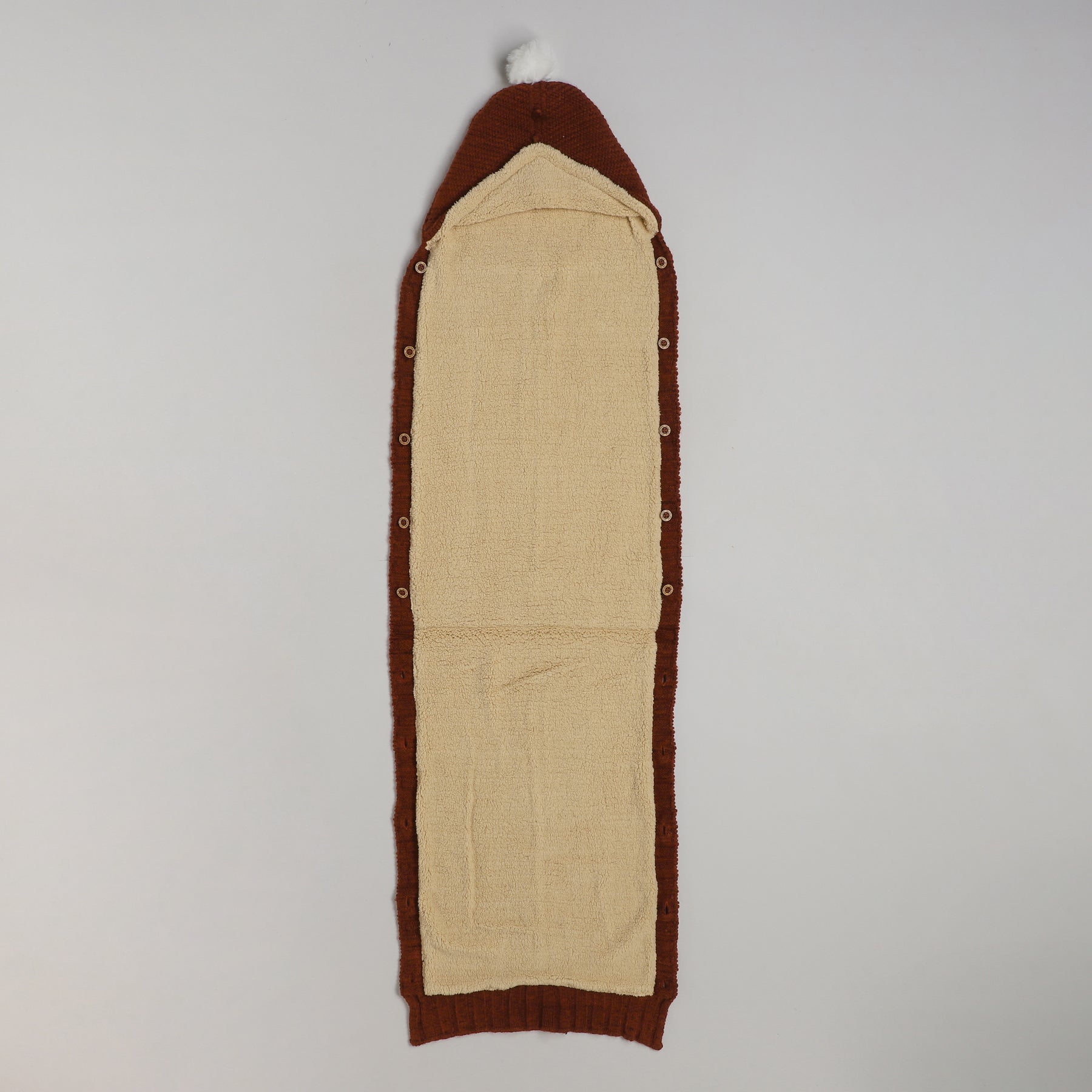 Knitted Baby Sleeping Bag with Hood | Soft & Warm Infant Winter Sleep Sack