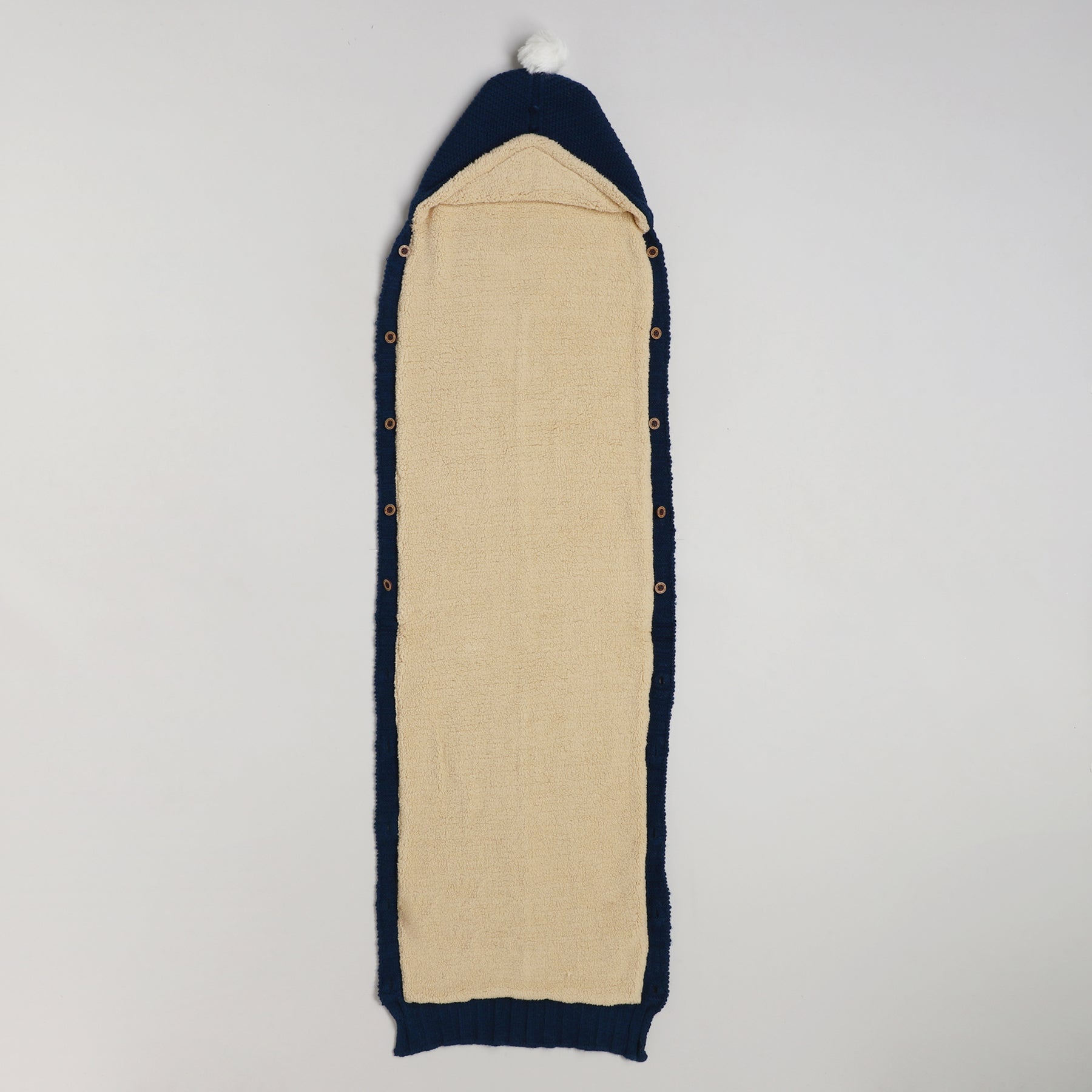 Knitted Baby Sleeping Bag with Hood | Soft & Warm Infant Winter Sleep Sack
