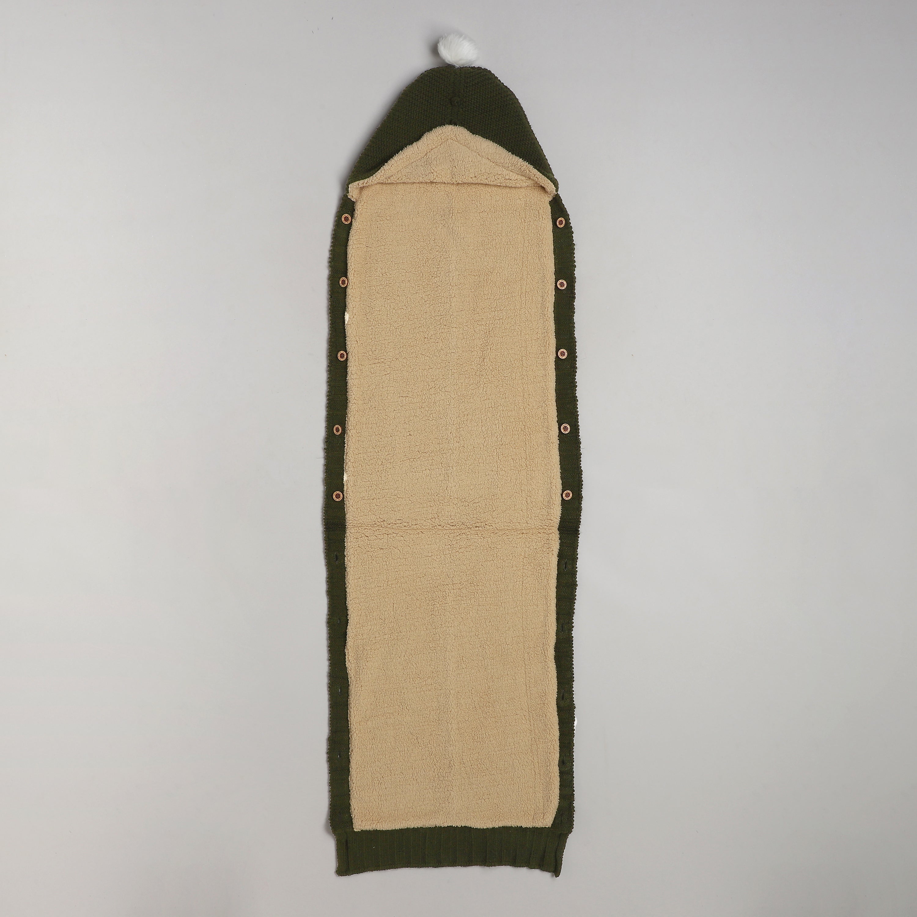 Knitted Baby Sleeping Bag with Hood | Soft & Warm Infant Winter Sleep Sack