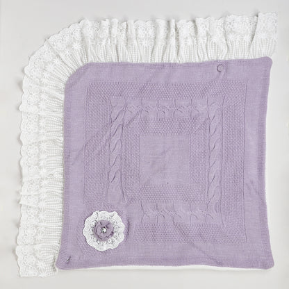 Yellow Aplle Luxury Knitted Baby Blanket – Soft & Reversible Wrap for Newborns | Premium Comfort & Warmth