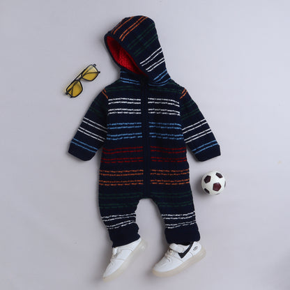 Babies Woolen Romper  With Inner Fleece