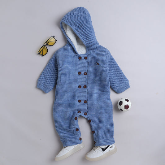 Babies Woolen Romper  With Inner Fleece