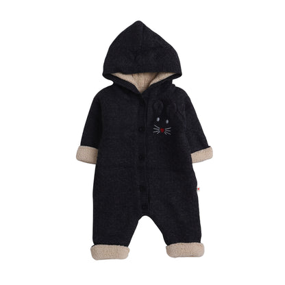 Babies Woolen Romper  With Inner Fleece