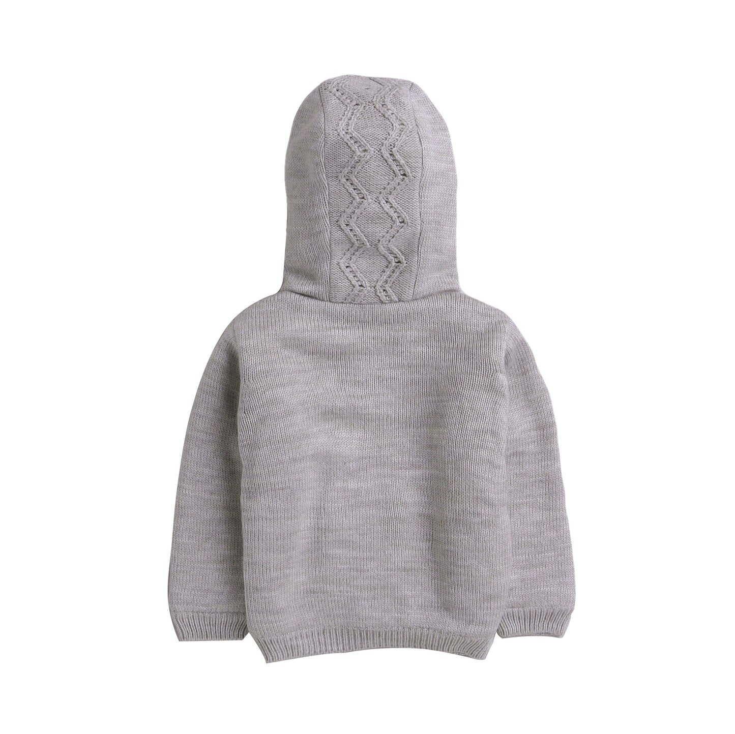 Baby  Self Design Hooded Neck  Sweater