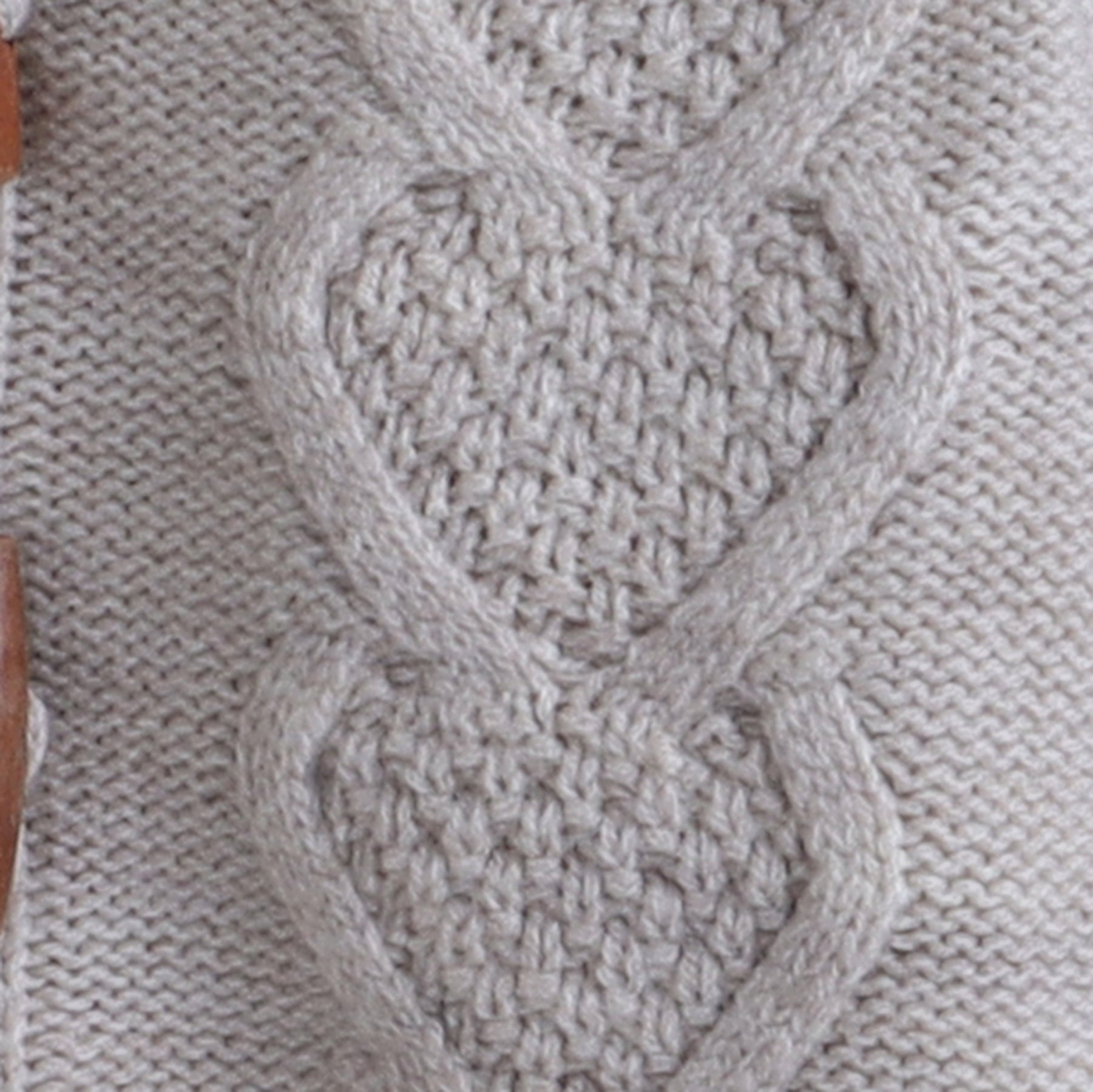 Baby Cable Knit Hooded Sweater | Soft Warm Faux Fur Hood Full Sleeve Winter Jacket with Toggle Closure | Cozy Baby Winter Knitwear