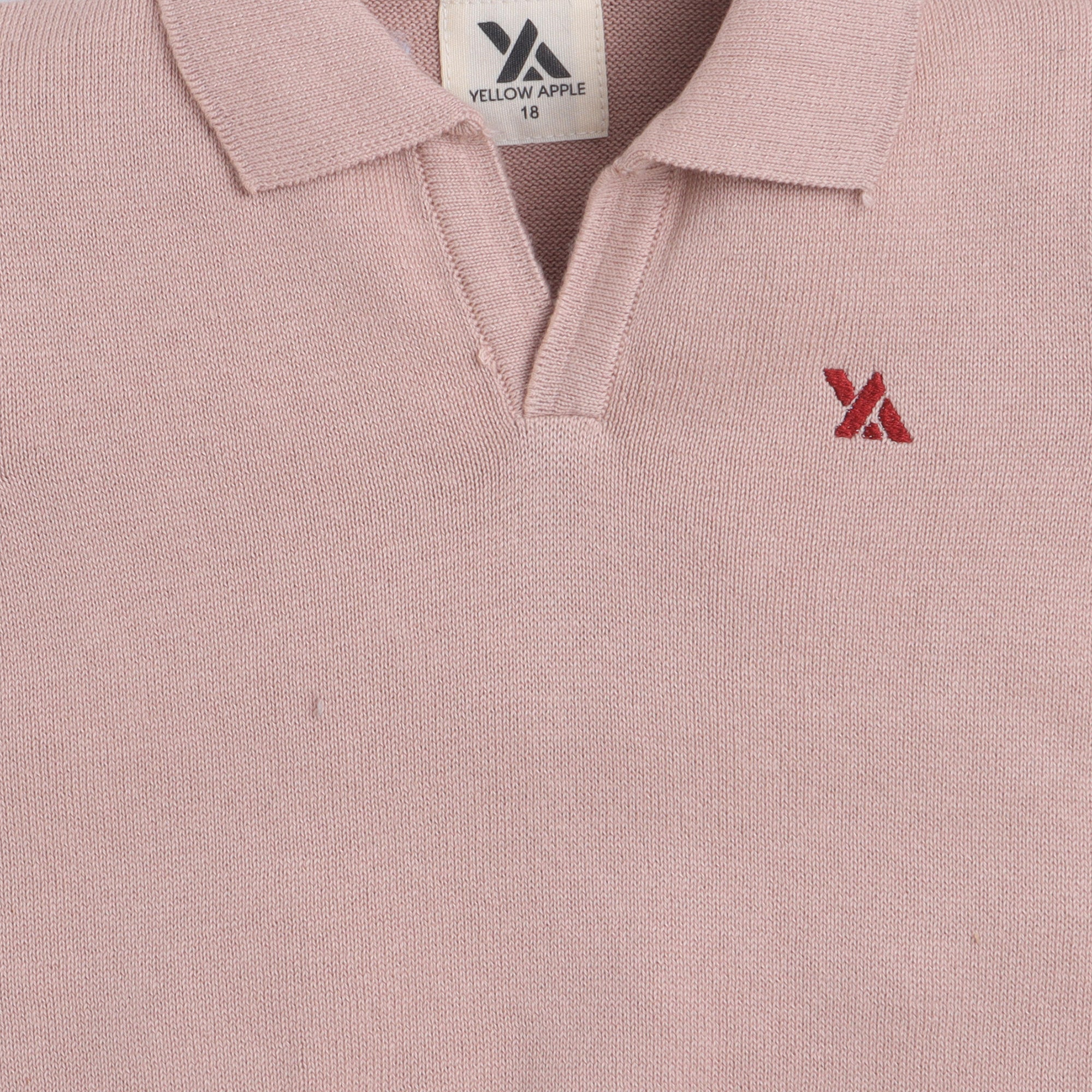 Boys Cable Knit Polo T-Shirt, Soft Cotton Half Sleeve Collar Tee for Boys, Casual Summer Wear