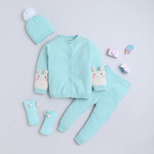 Yellow Apple Everyday Unisex Baby Set – All Season Soft Knit Outfit | Stylish & Cozy Combo