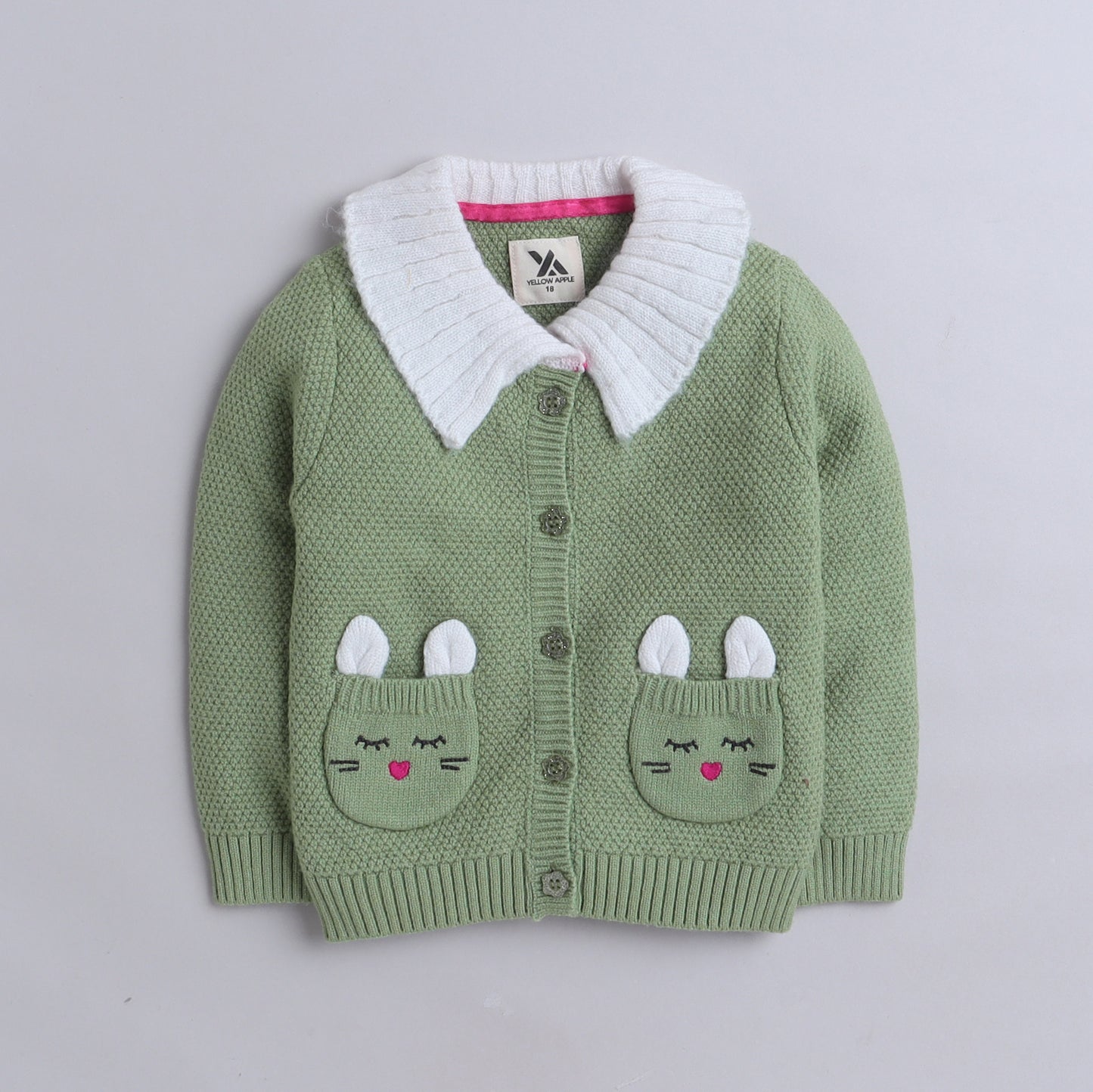 Beautiful Baby Girl Self Design Sweater