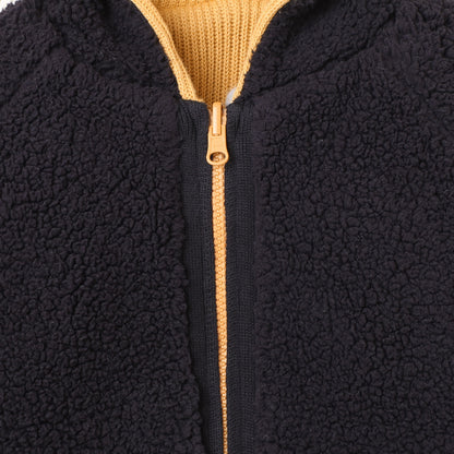 Cozy Kids’ Knitted Zip-Up Hoodie – Warm Winter Sweater for Girls