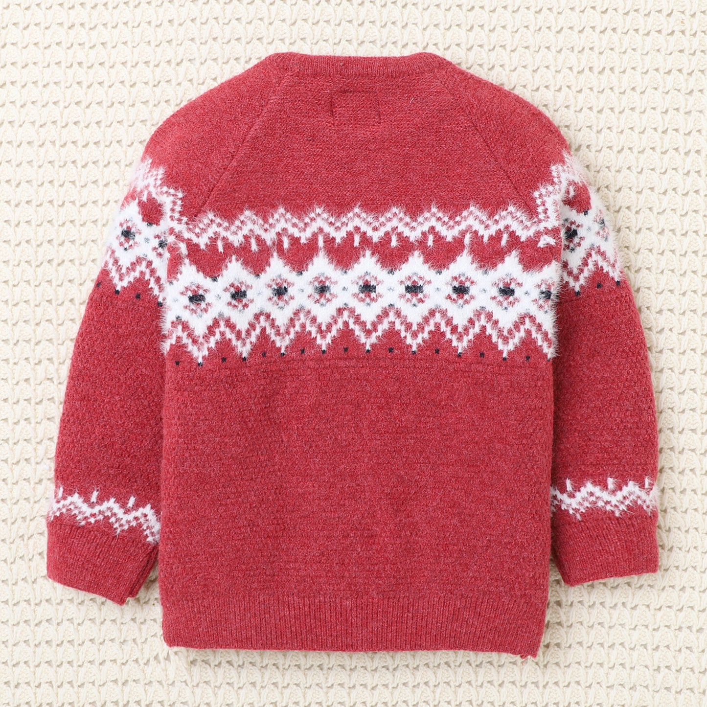 Yellow Apple-Warm Boys' Knit Sweater – Soft, Stylish & Comfortable Winter Wear