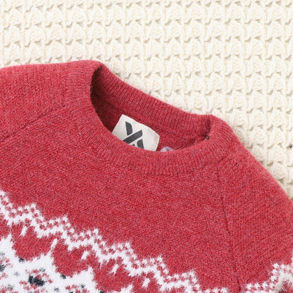 Yellow Apple-Warm Boys' Knit Sweater – Soft, Stylish & Comfortable Winter Wear